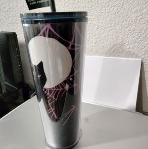 Starbucks Halloween Cat Venti Cold Cup New 🐈